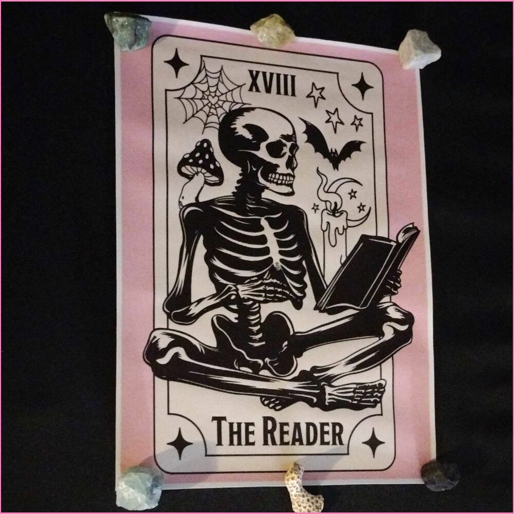 New- The Reader Tarot Card Canvas Tapestry